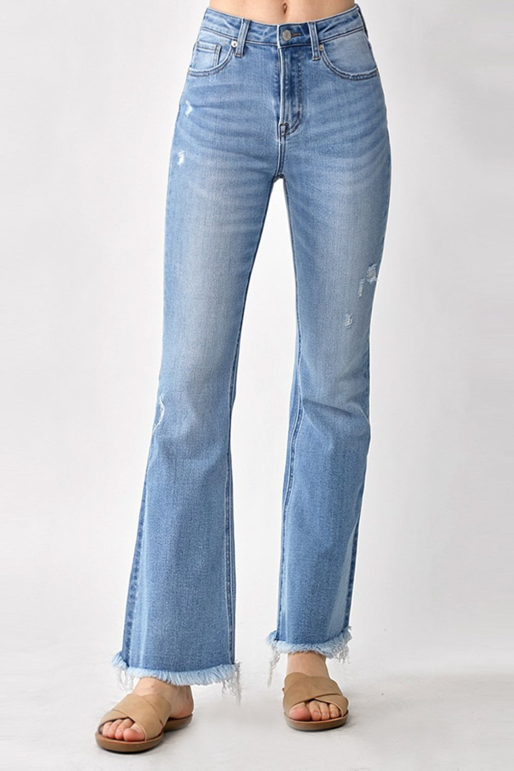 RISEN High Rise Bootcut Jeans