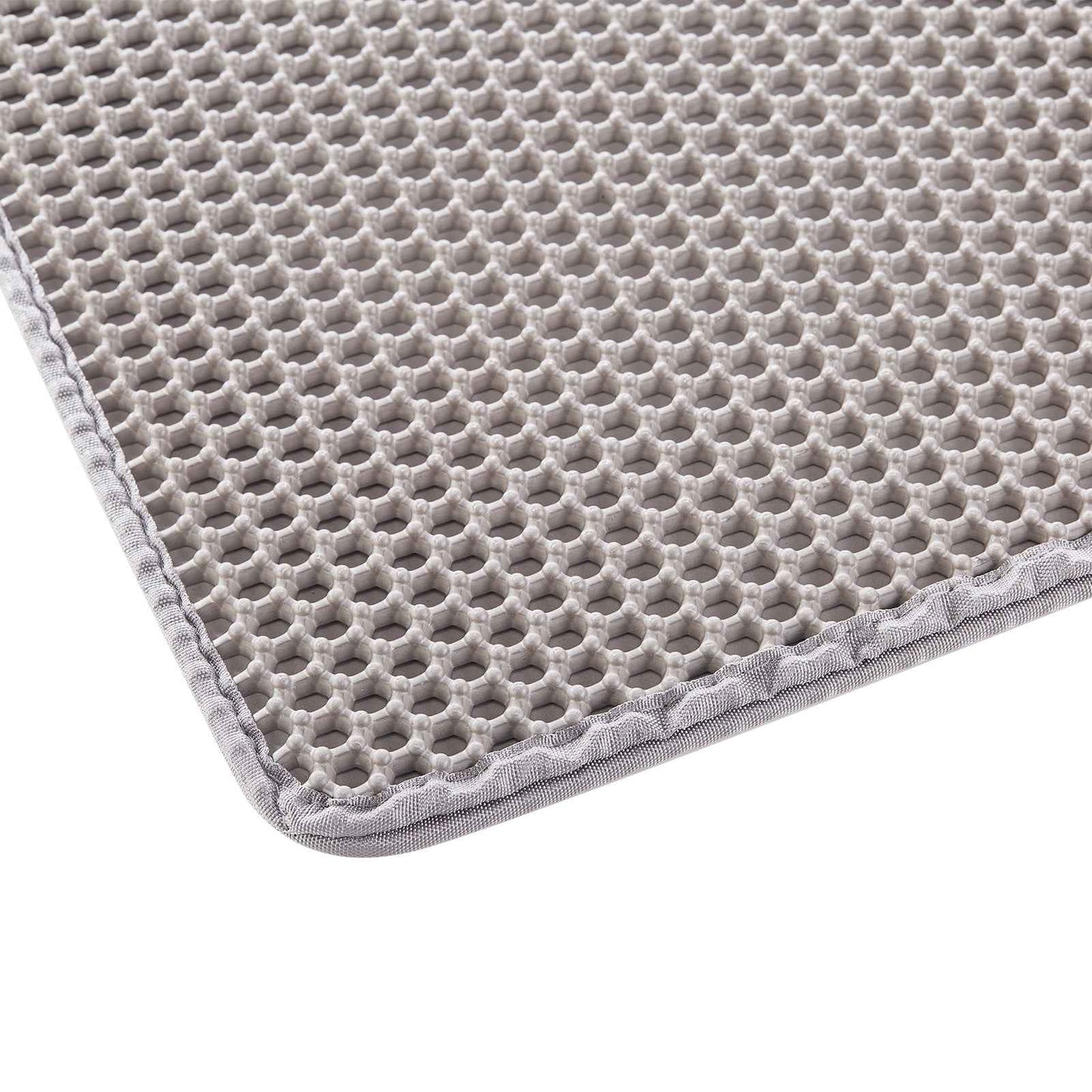 Cat Litter Trapping Mat 24 x 15 in Double Layer Honeycomb Non-Slip & Urine-Proof