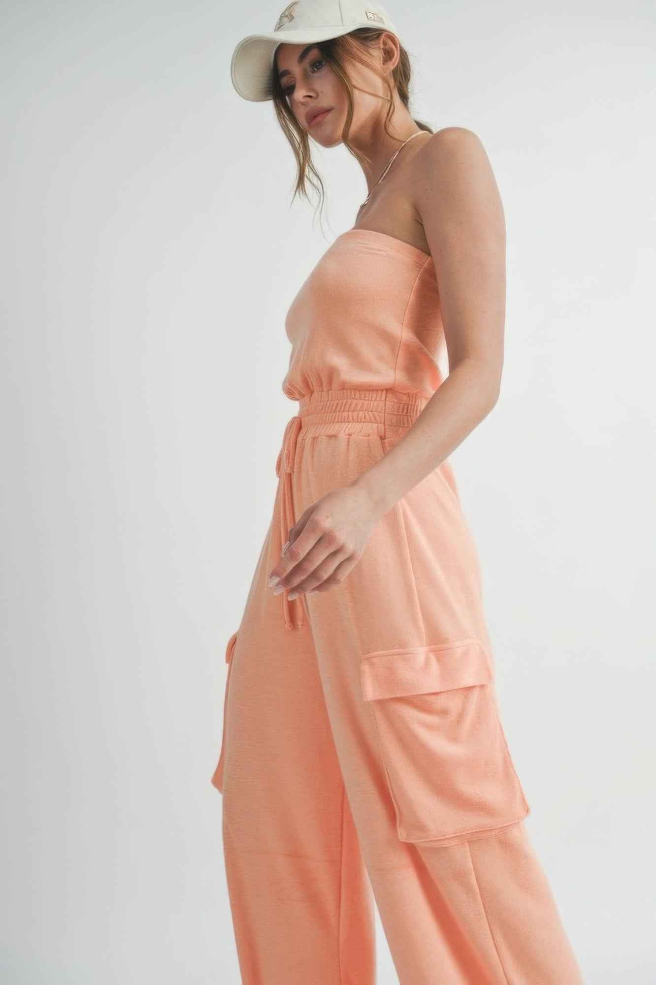 Tube Top Jumpsuit Romper