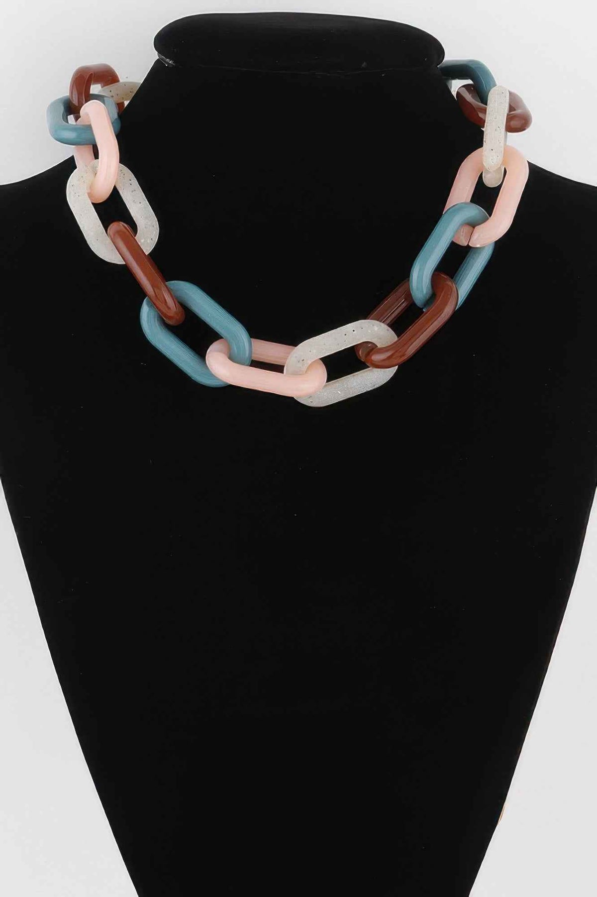 Two Toned Link Chain Necklace