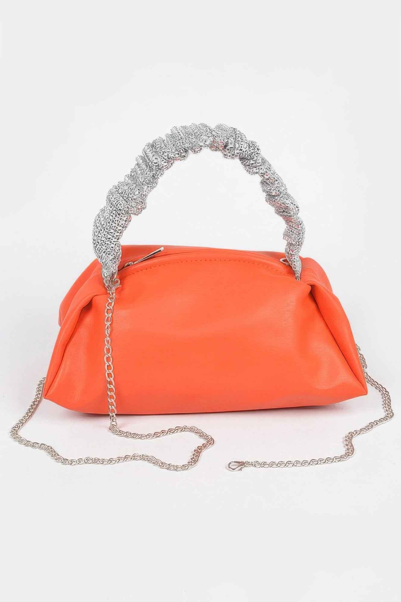 Faux Leather Shoulder Bag