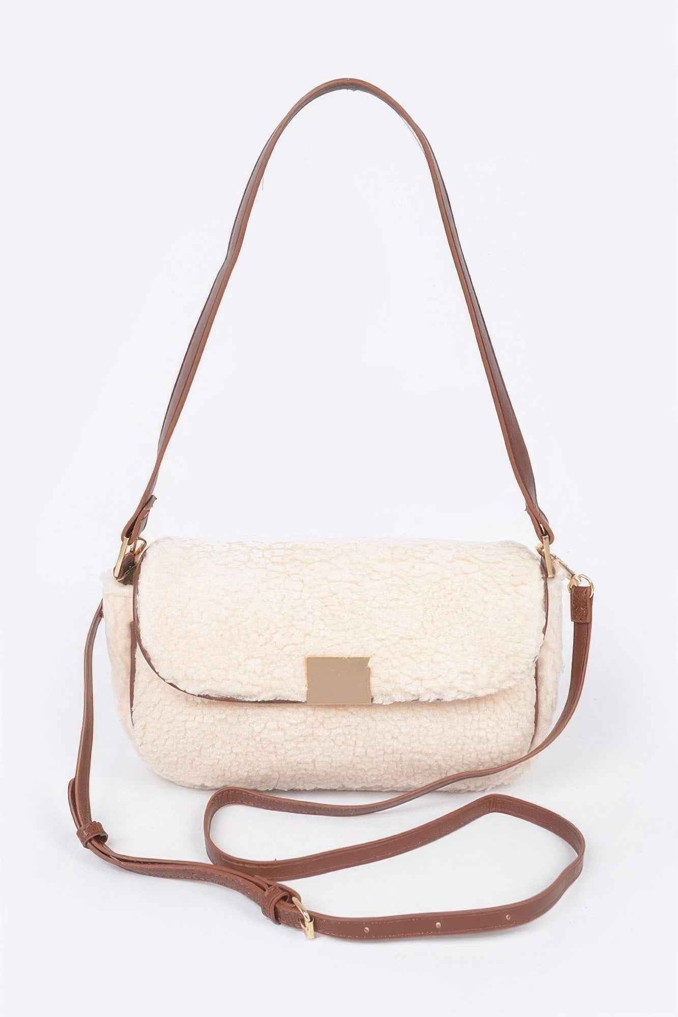 Faux Fur Shoulder Bag