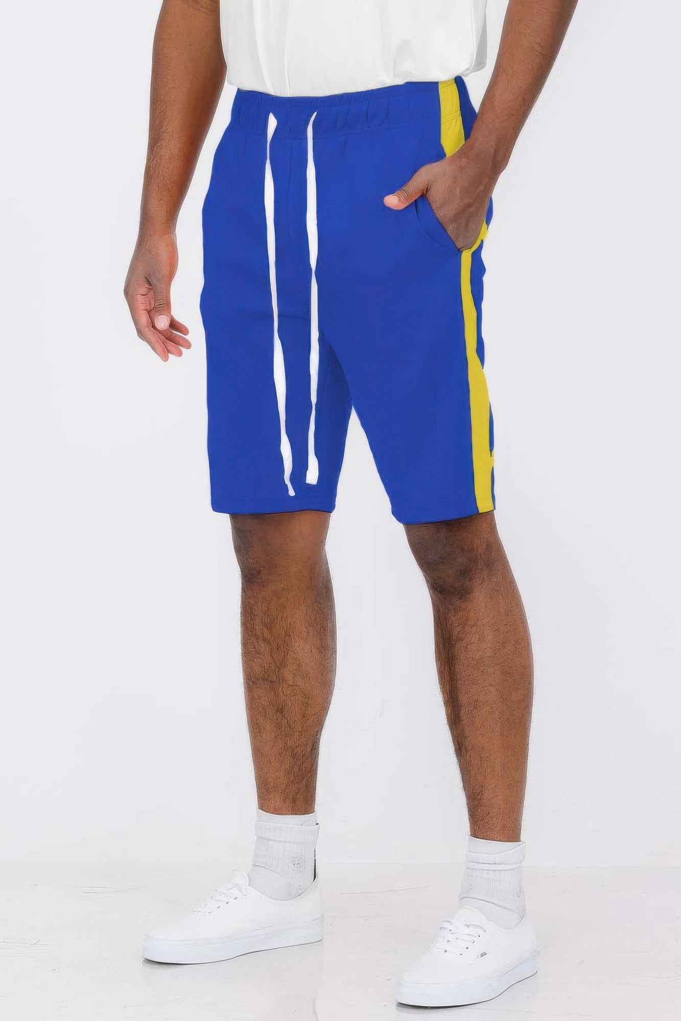 Single Stripe Slim Fit Track Shorts