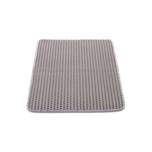 Cat Litter Trapping Mat 24 x 15 in Double Layer Honeycomb Non-Slip & Urine-Proof