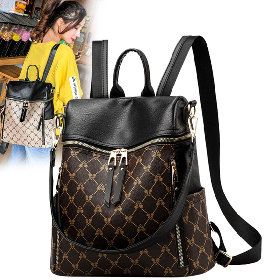 Anti-theft backpack for women