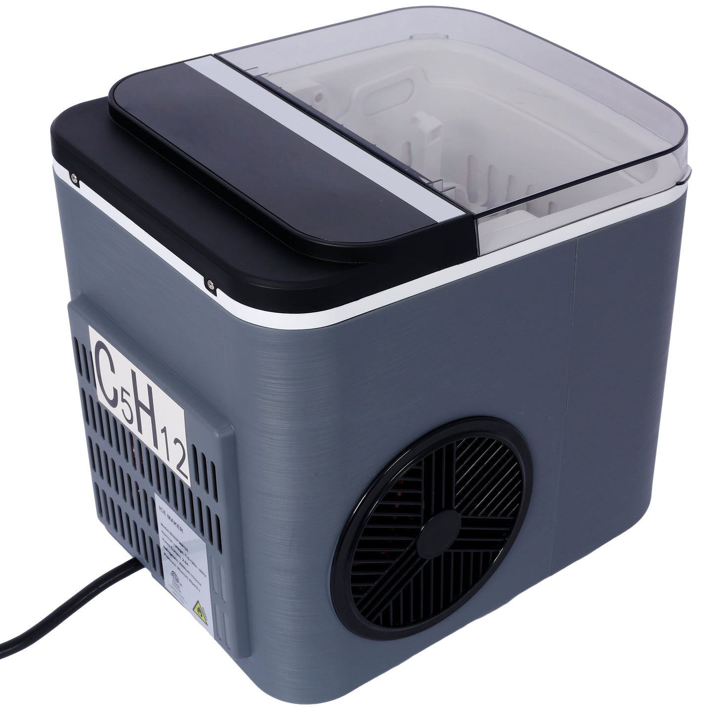 Countertop Ice Maker Portable compact ice machine designed for quick and efficient ice production.