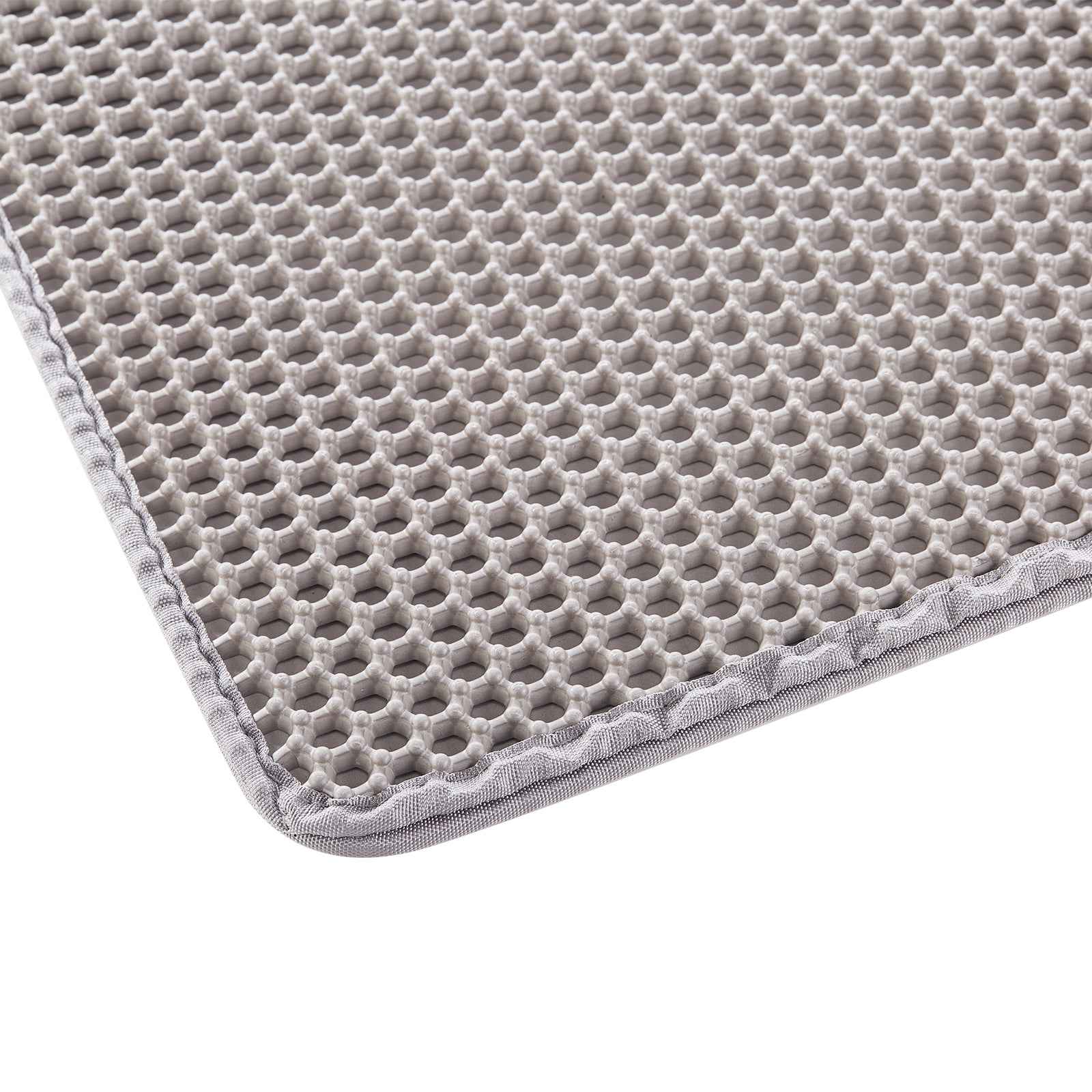 Cat Litter Trapping Mat 24 x 15 in Double Layer Honeycomb Non-Slip & Urine-Proof