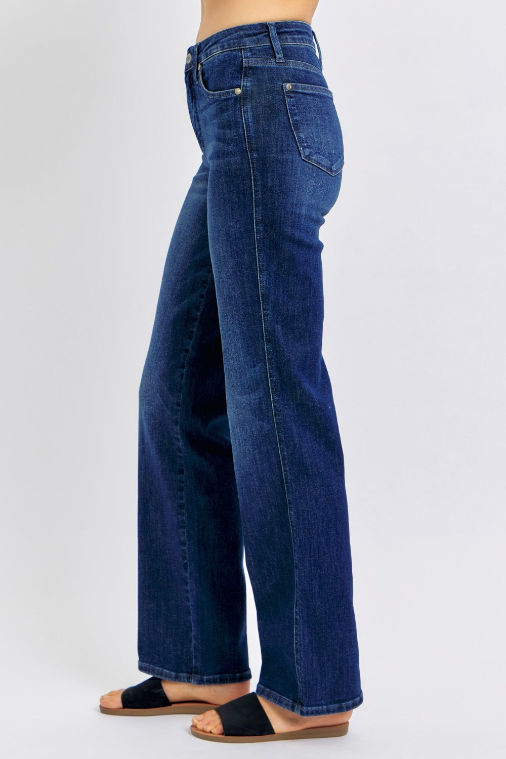 Judy Blue Full Size Tummy Control Straight Jeans