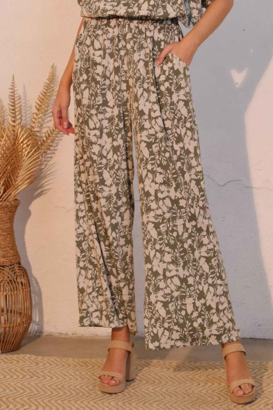 Olive Vine Pocket Pants