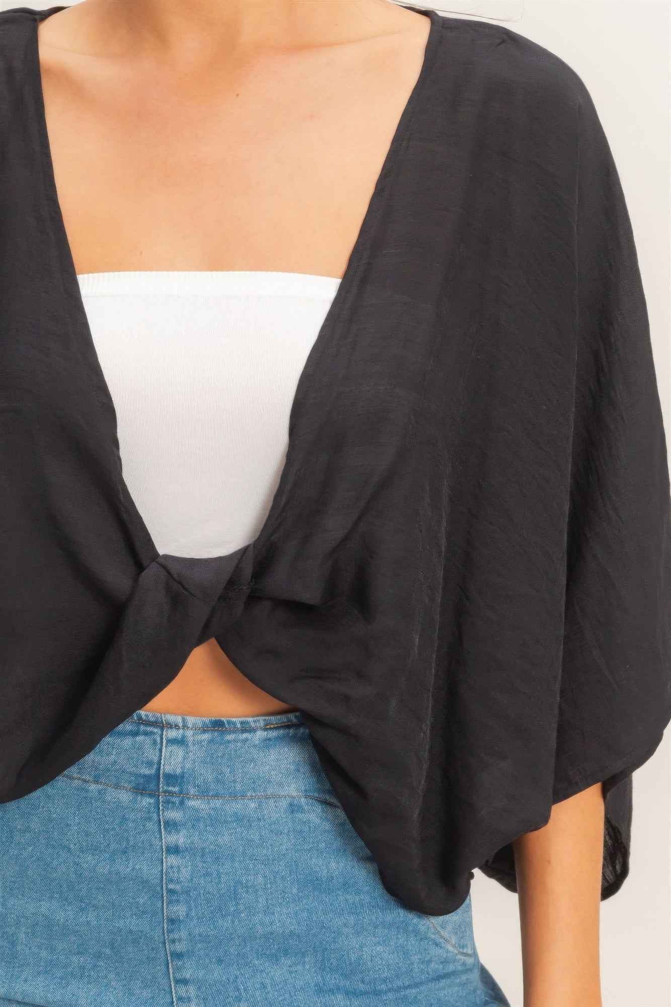 Oversized Twist Knot Top