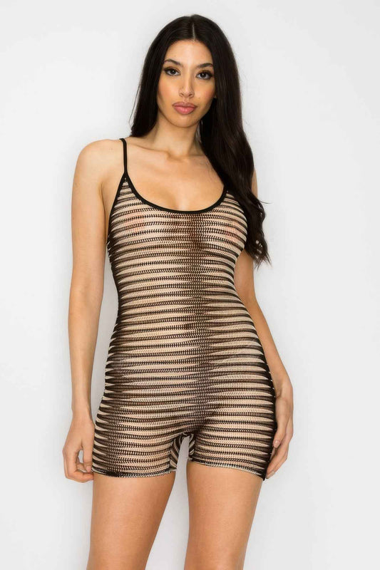 Uncertain Bike Tank Romper