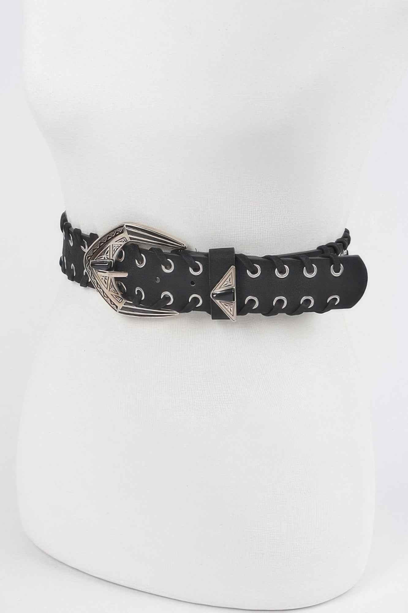 Multi Metal Eyelet Belt