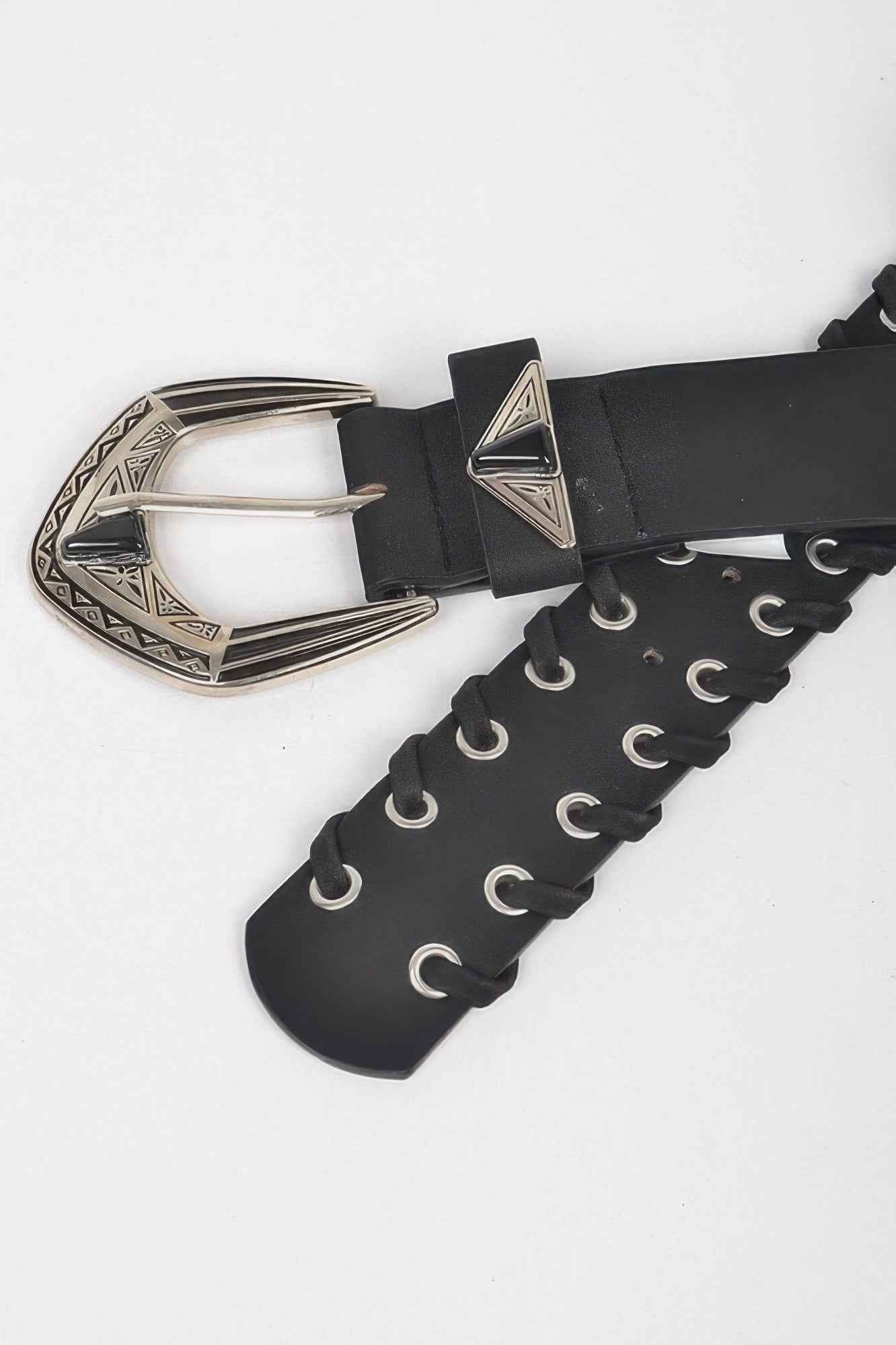 Multi Metal Eyelet Belt