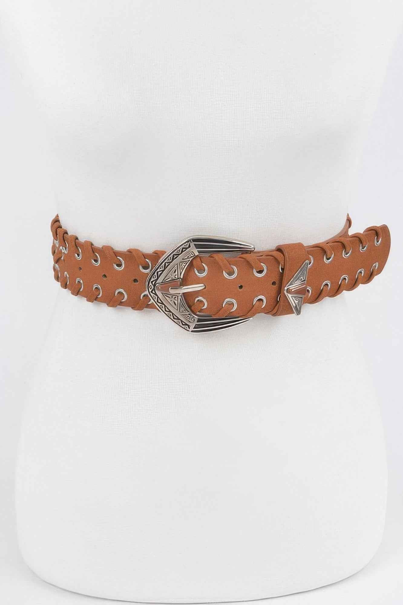 Multi Metal Eyelet Belt