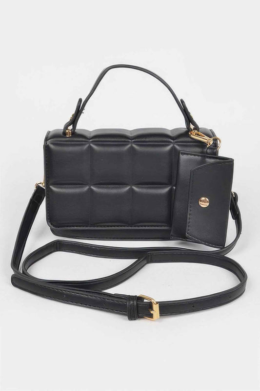 Quilted Top Handle Bag