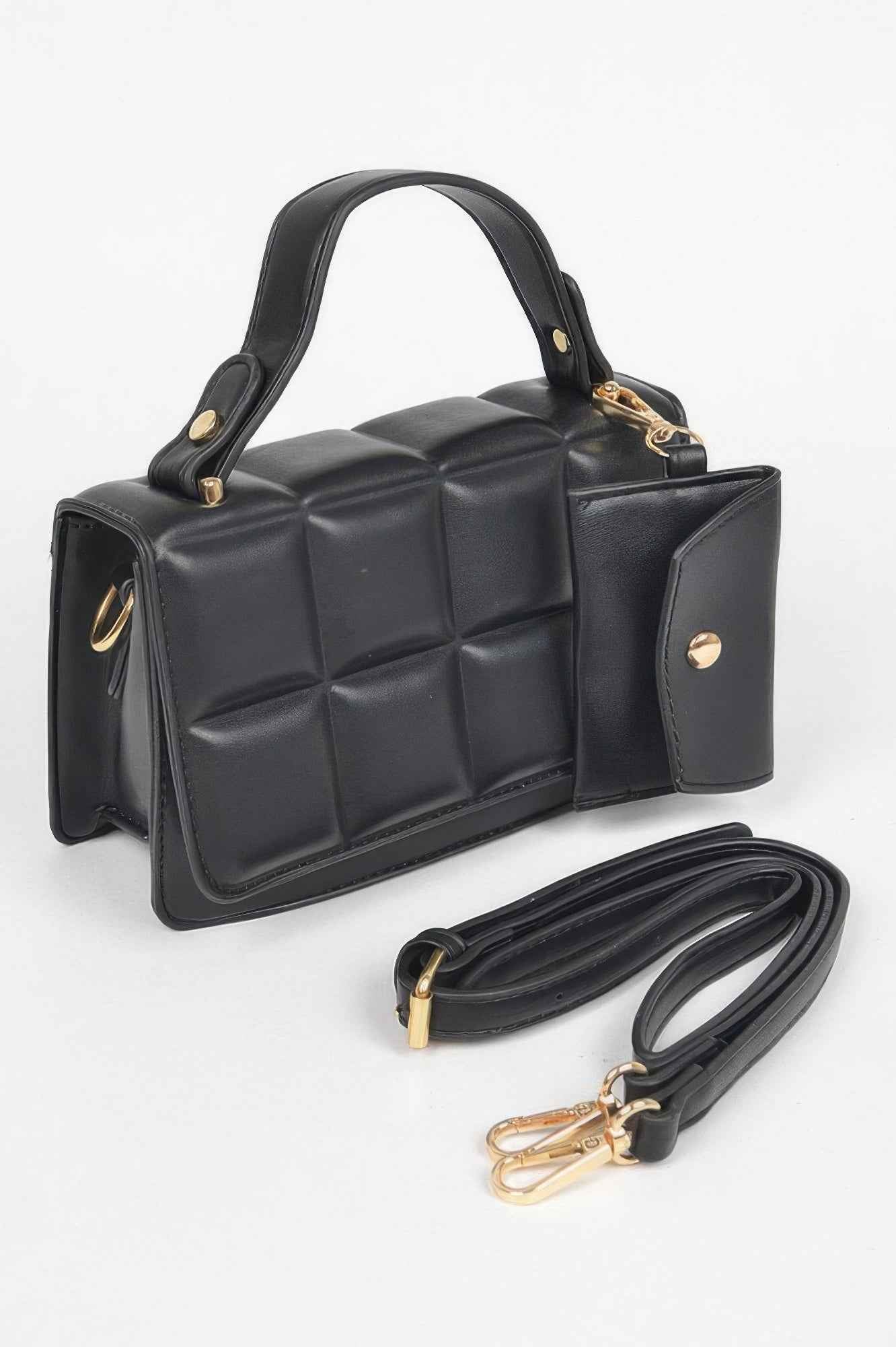 Quilted Top Handle Bag