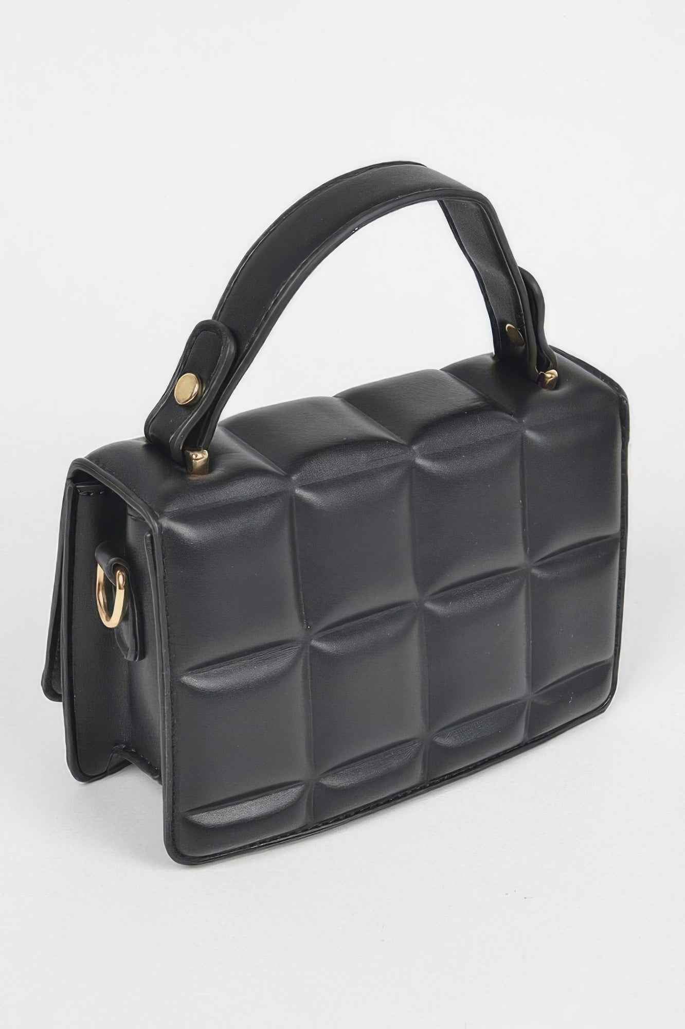 Quilted Top Handle Bag