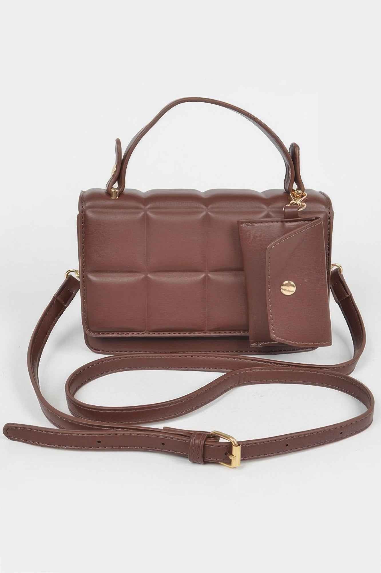Quilted Top Handle Bag