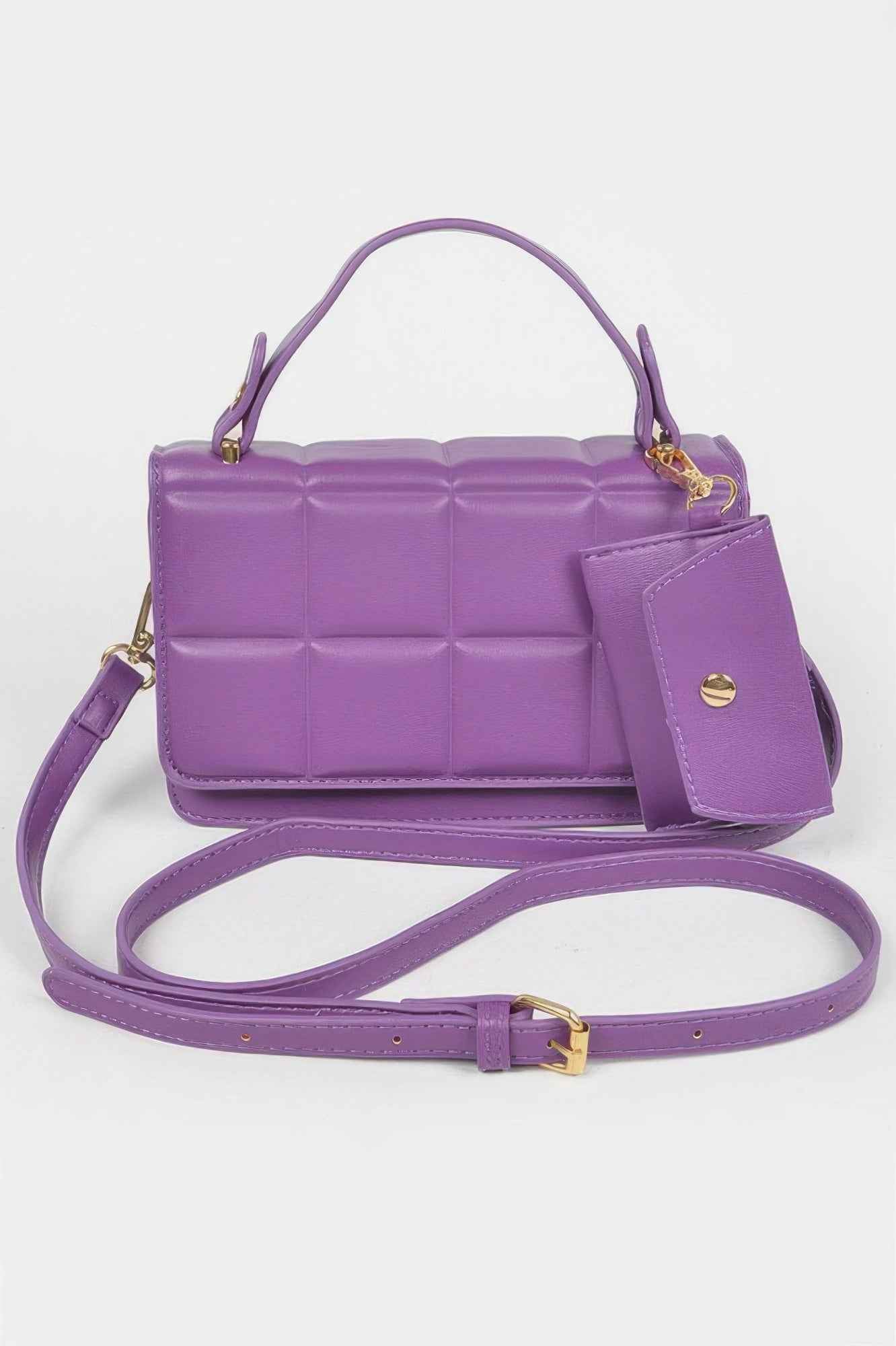 Quilted Top Handle Bag