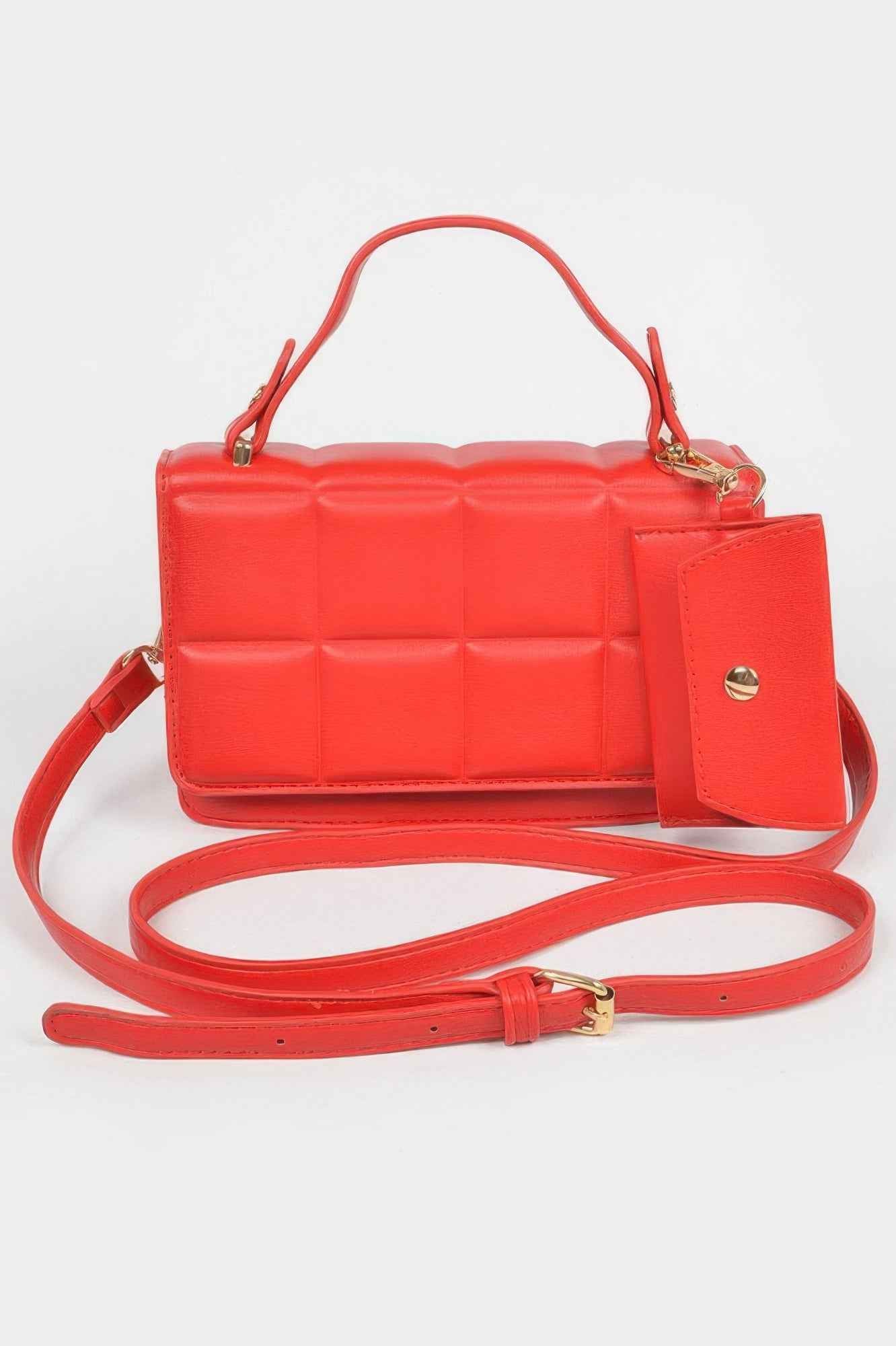 Quilted Top Handle Bag