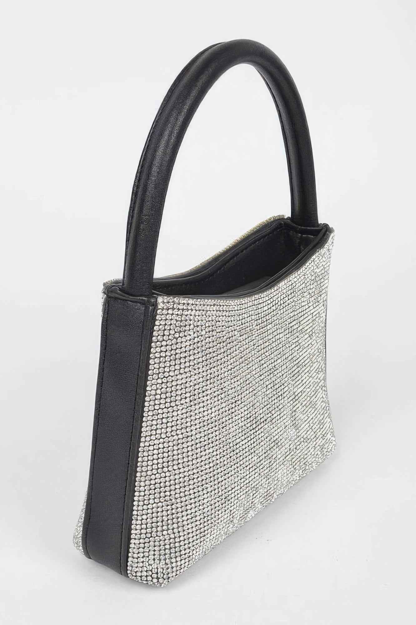 Rhinestone Top Handle Bag