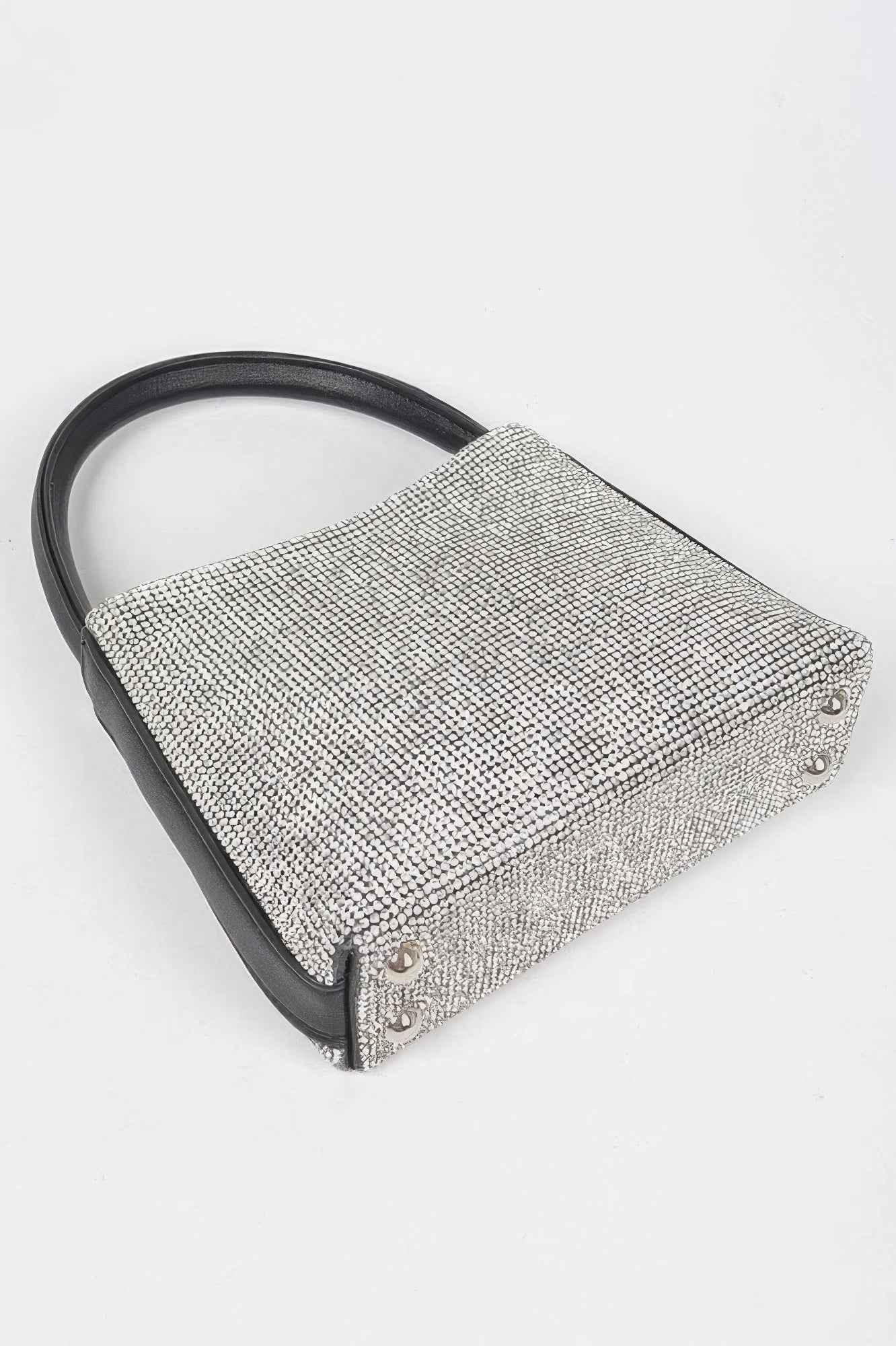 Rhinestone Top Handle Bag