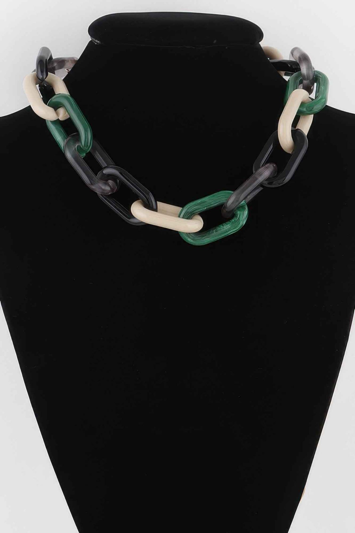 Two Toned Link Chain Necklace
