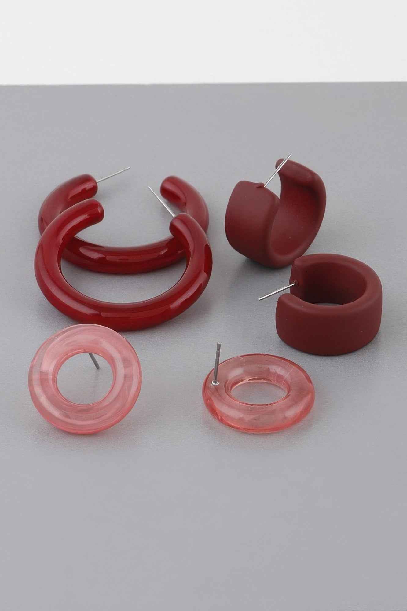 Multi Hoop Earrings Set