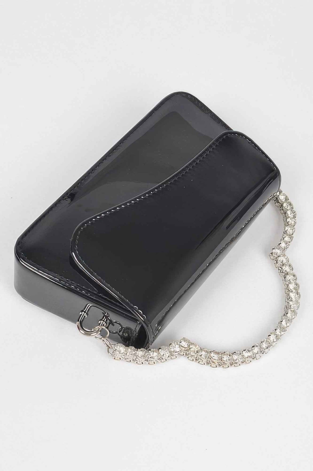 Glitter Rhinestone Handle Bag