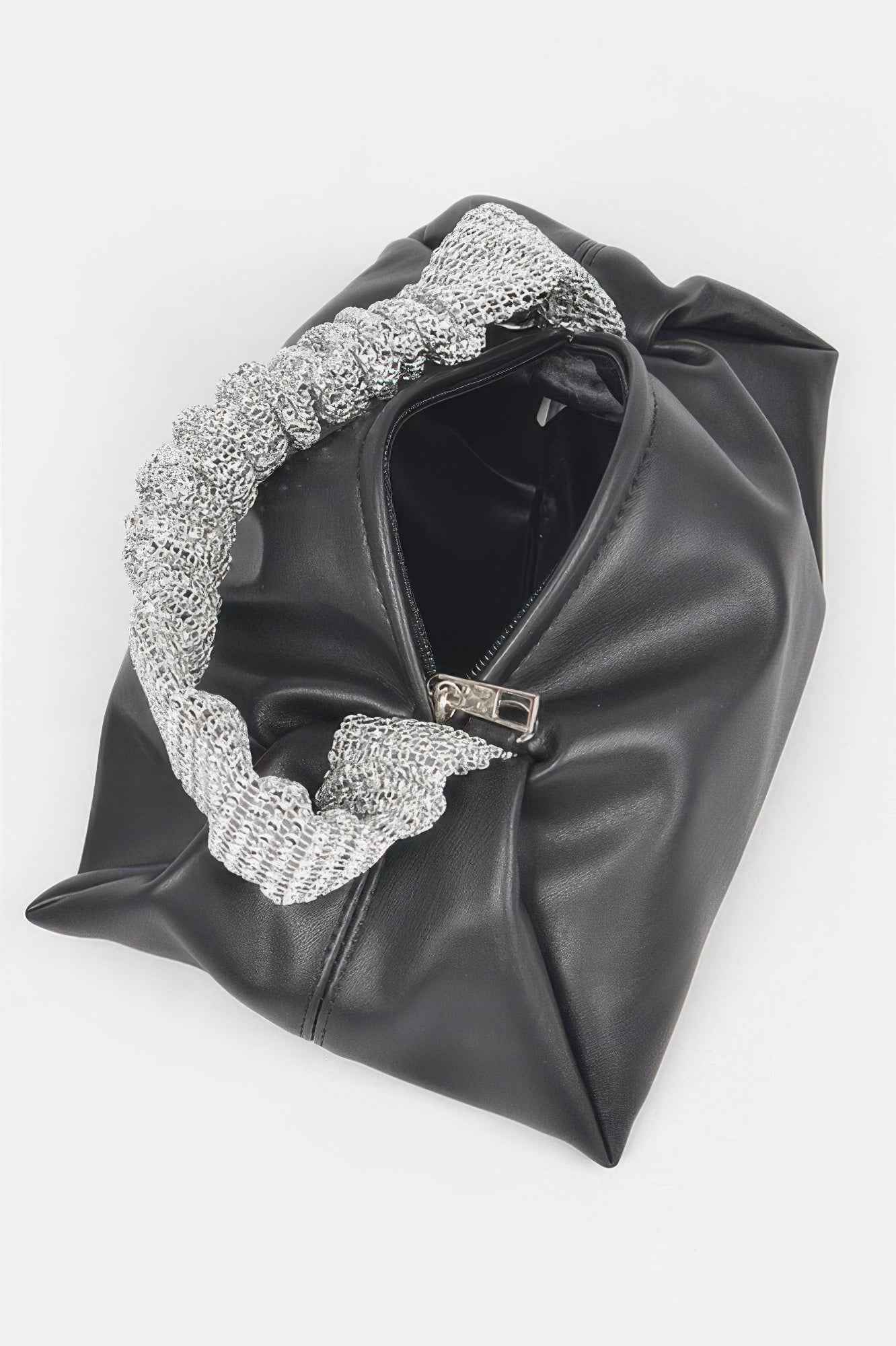 Faux Leather Shoulder Bag