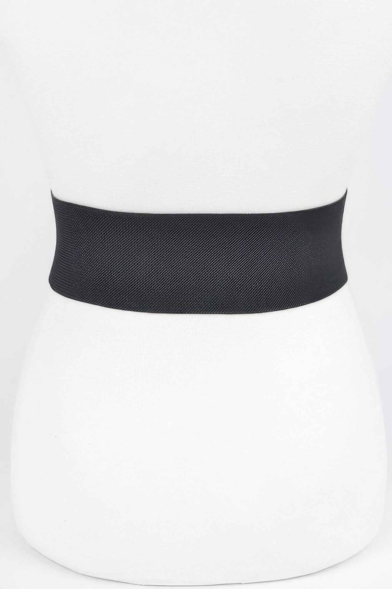 Rhinestone Buckle Stretch Belt