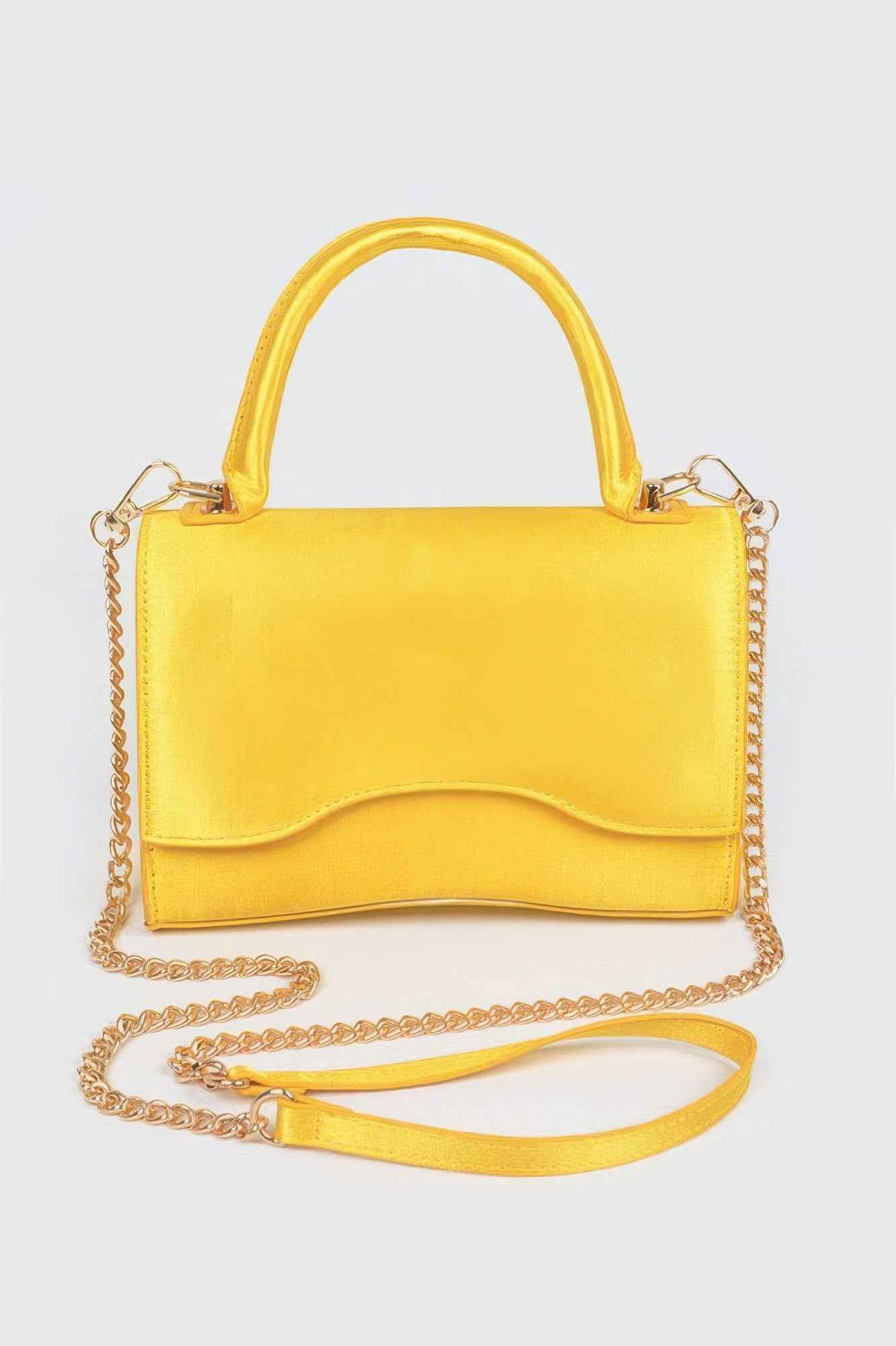 Shiny Chain Crossbody Bag