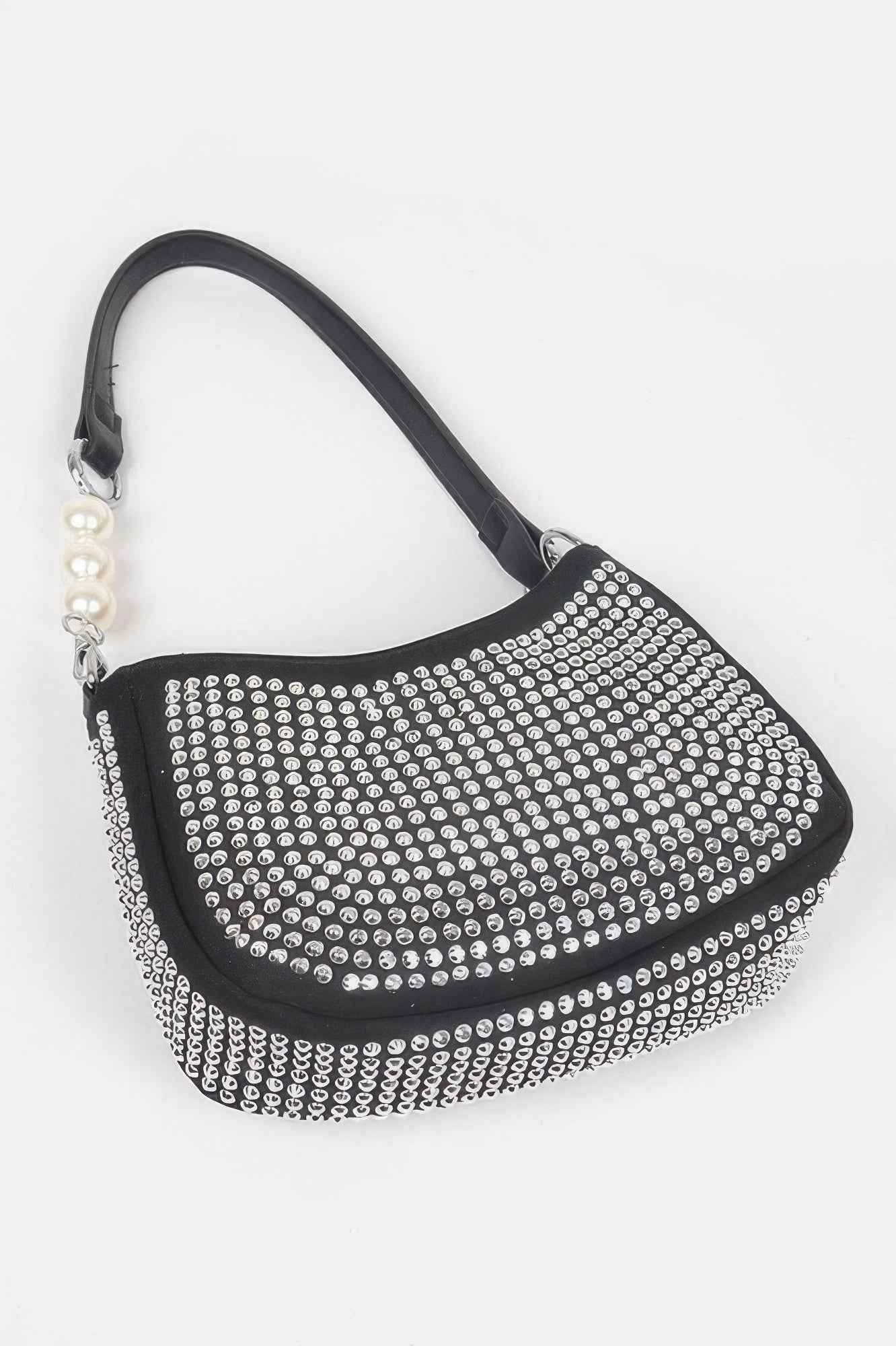Hotfix Micro Suede Crossbody Bag