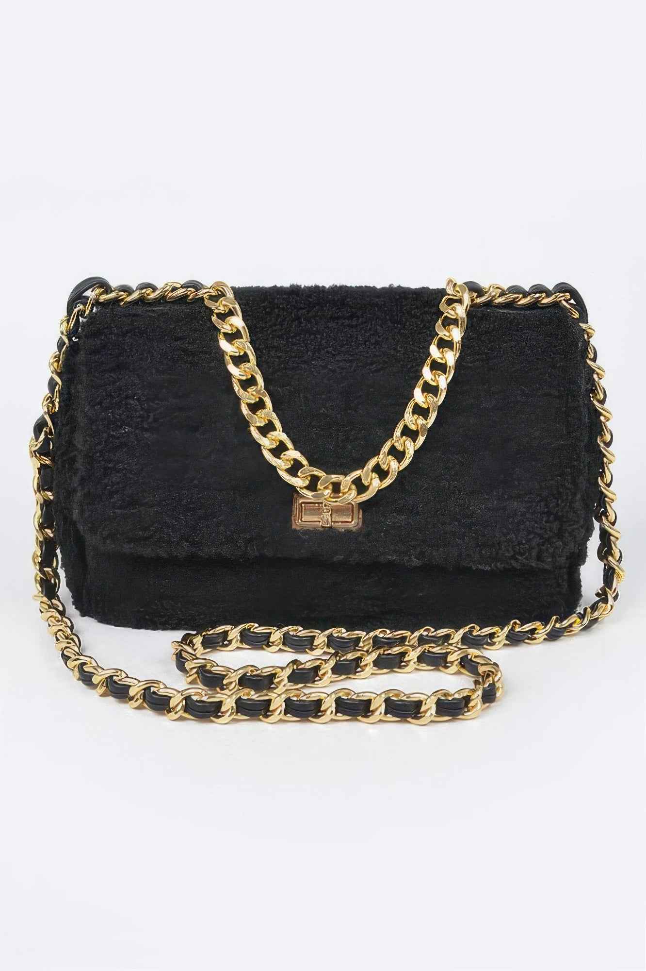 Faux Fur Shoulder Bag