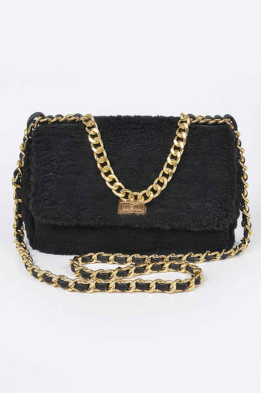 Faux Fur Shoulder Bag