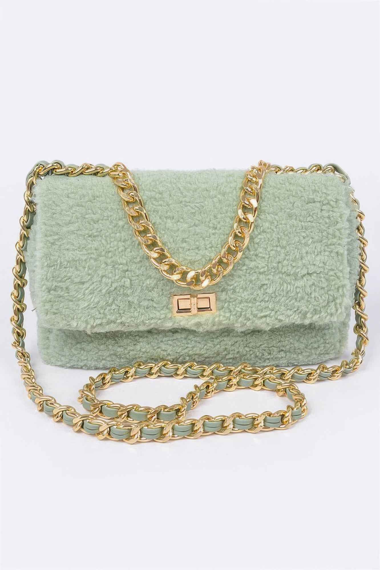 Faux Fur Shoulder Bag