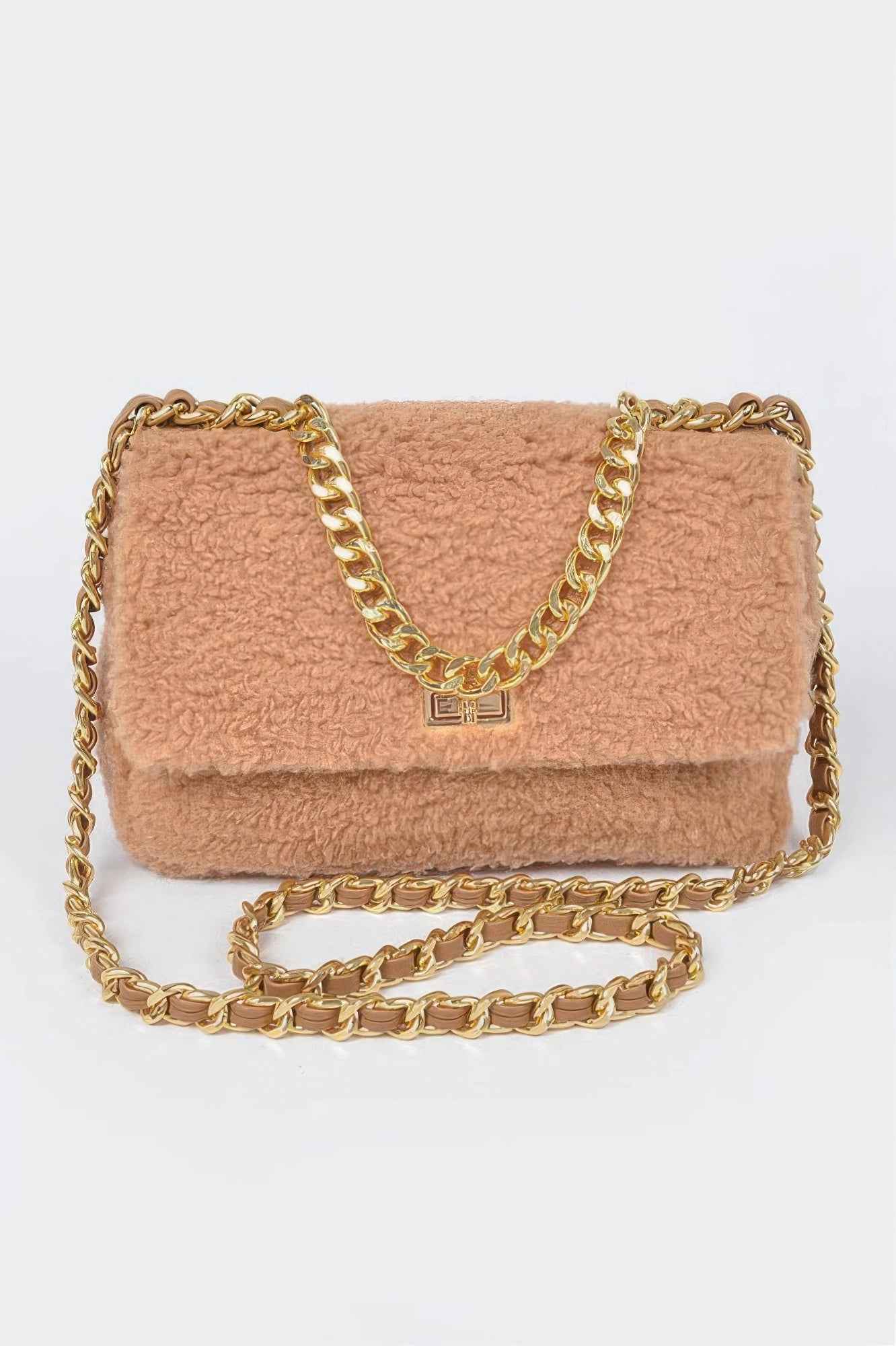 Faux Fur Shoulder Bag