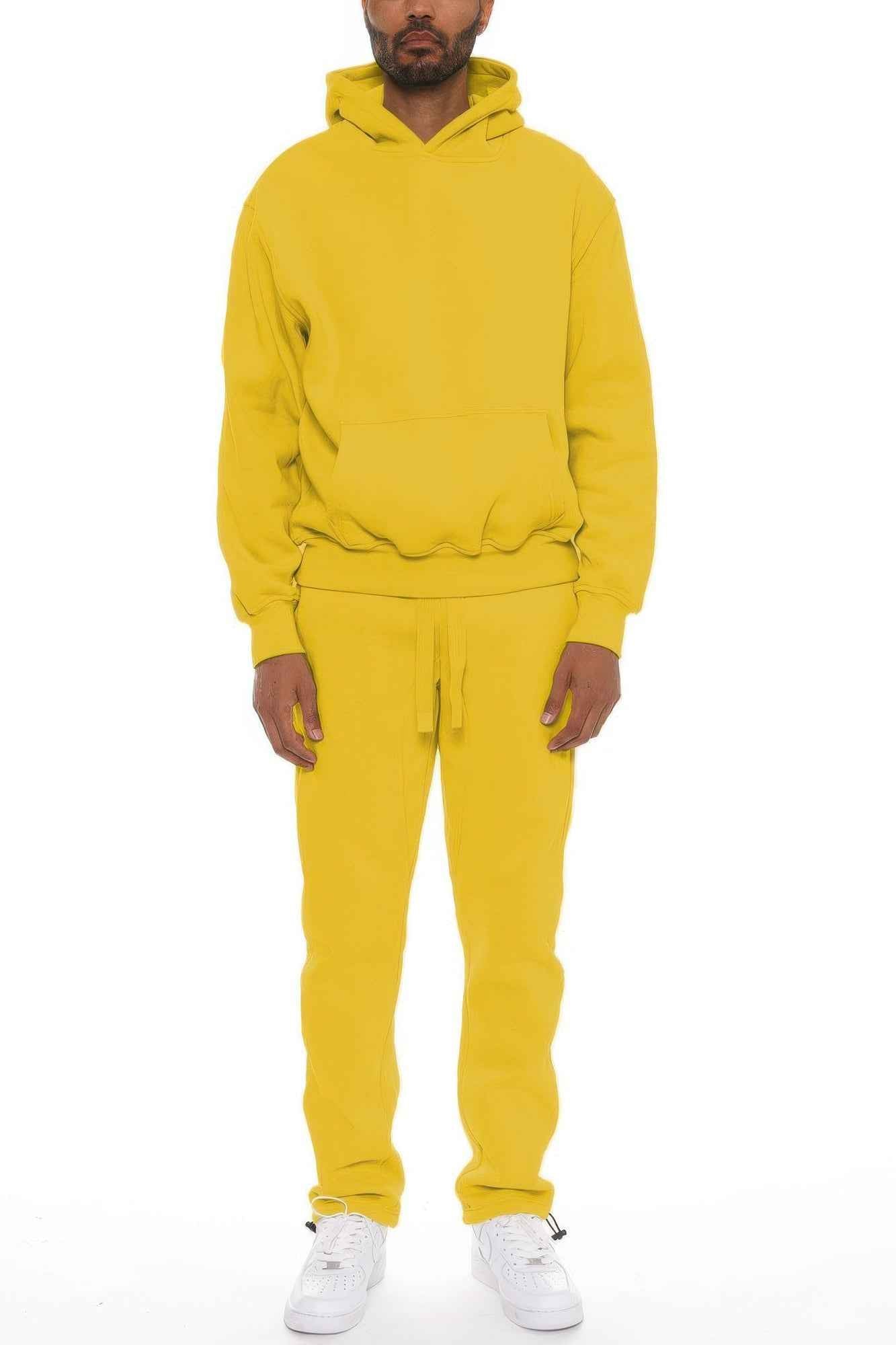 Premium cotton blend hoodie set