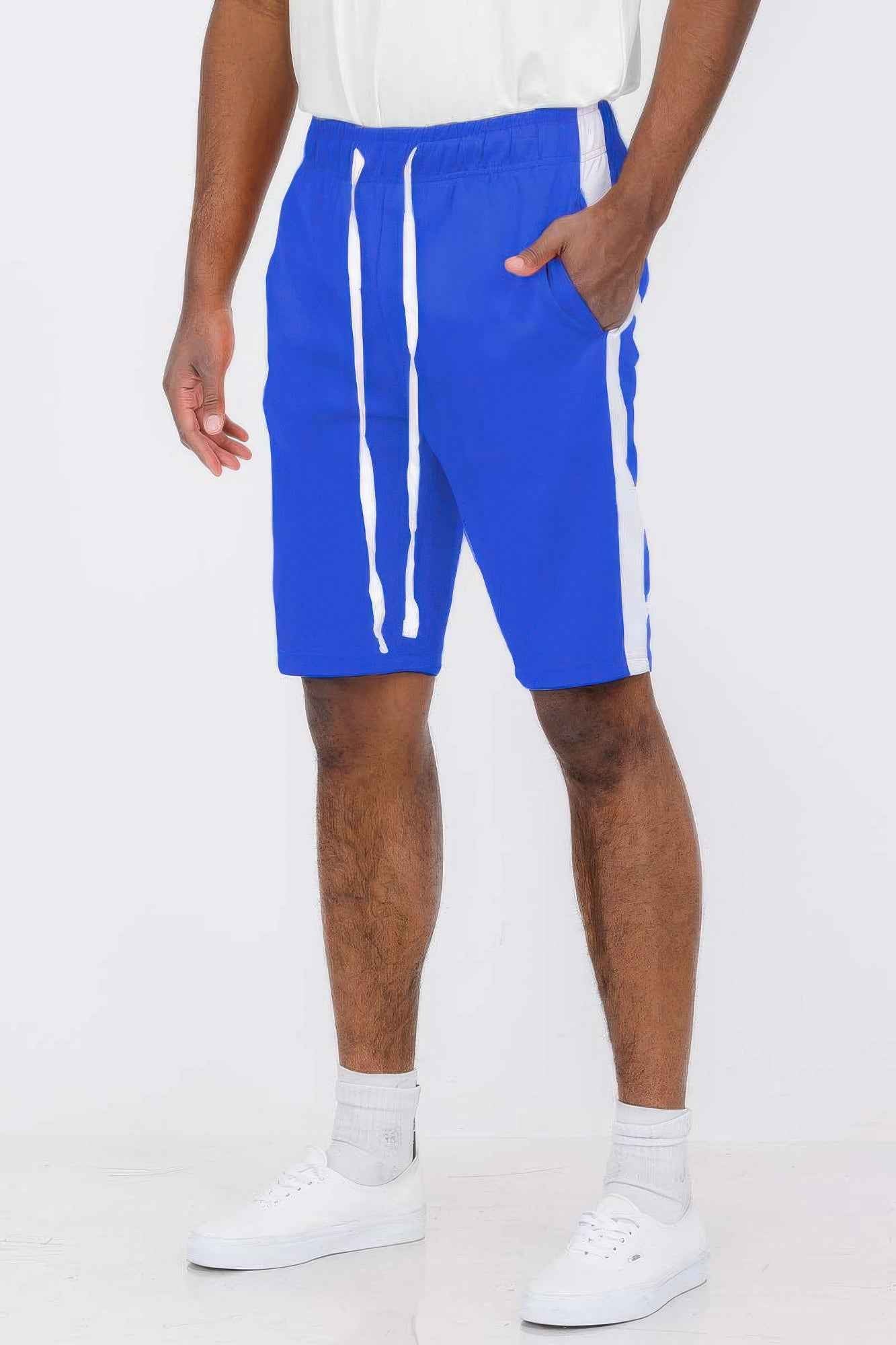 Single Stripe Slim Fit Track Shorts