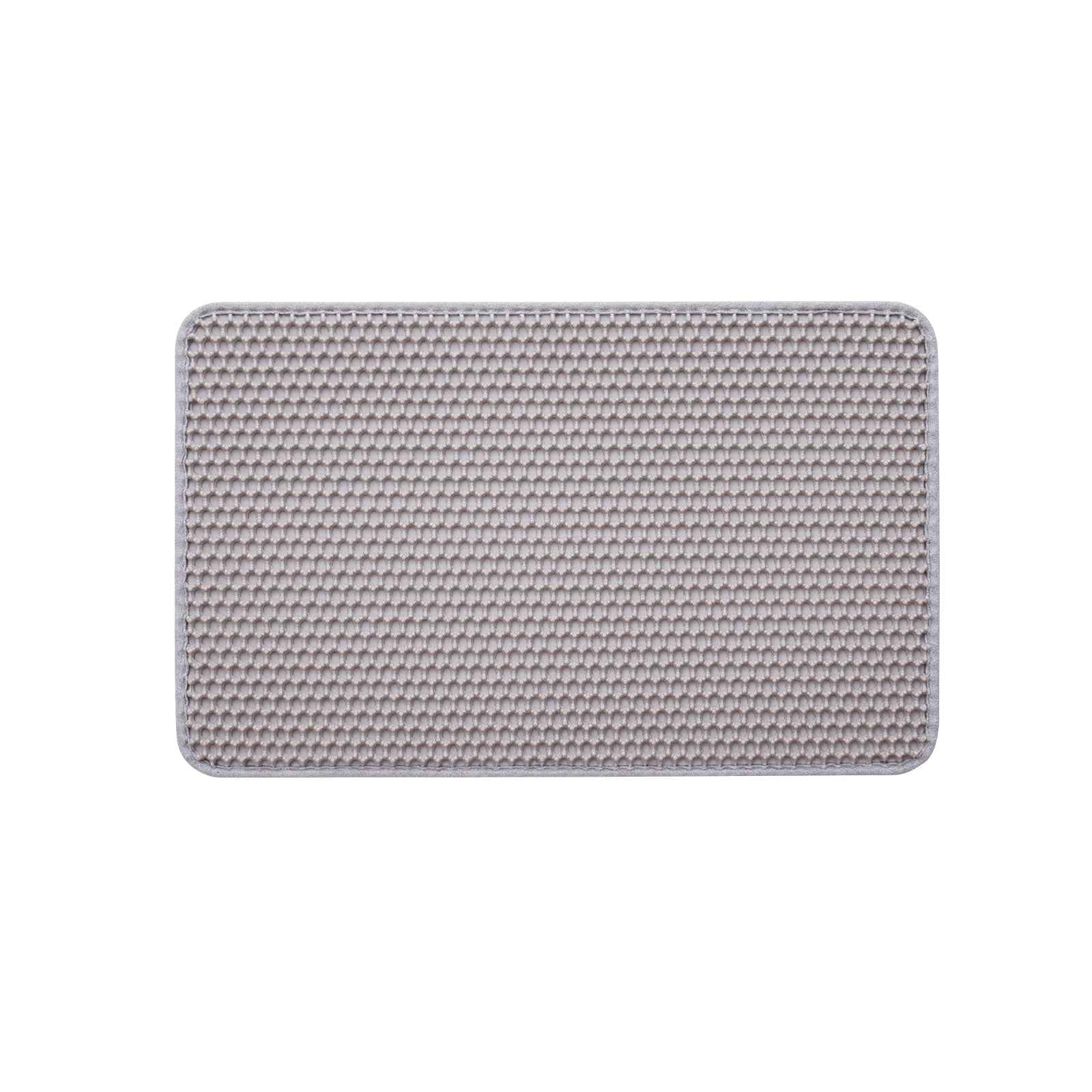 Cat Litter Trapping Mat 24 x 15 in Double Layer Honeycomb Non-Slip & Urine-Proof