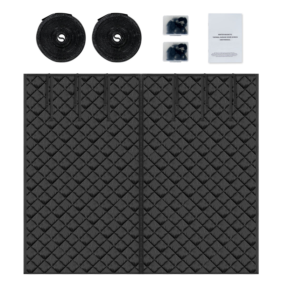 Garage Door Screen for Winter 10.3 x 8.14 ft Garage Door Insulation Kit